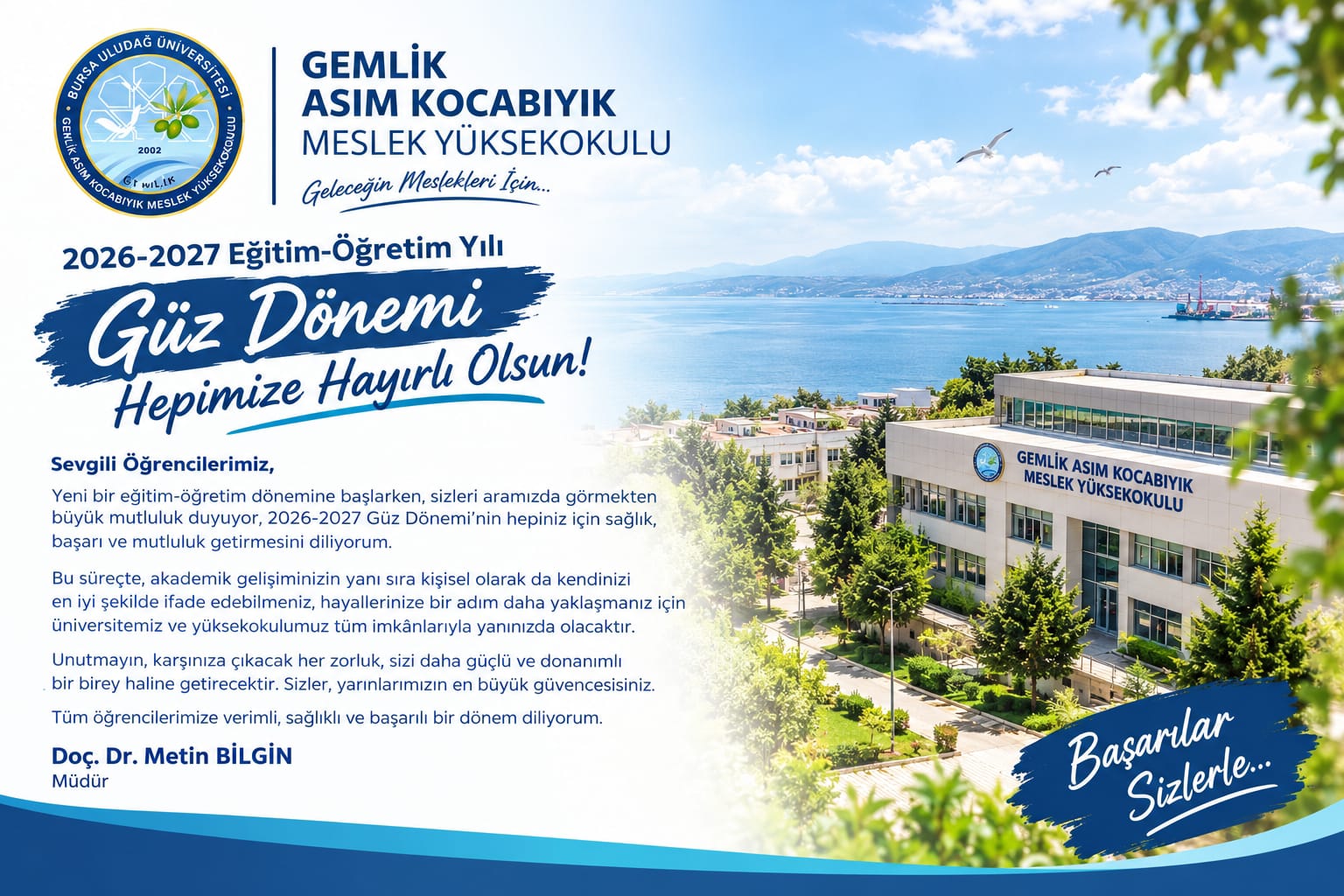 Yeni Eğitim Öğretim Yılımız